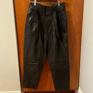 Free People Leather Pants